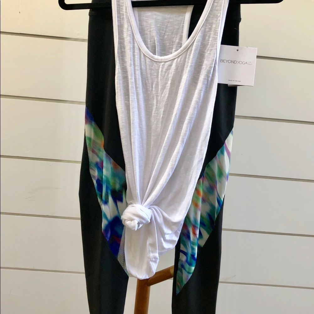 Beyond yoga pant and sunny side tank